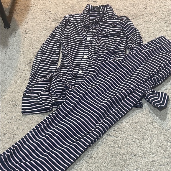 Jcrew pajama set size Petit small 95 percent cotton EUC - Picture 2 of 7